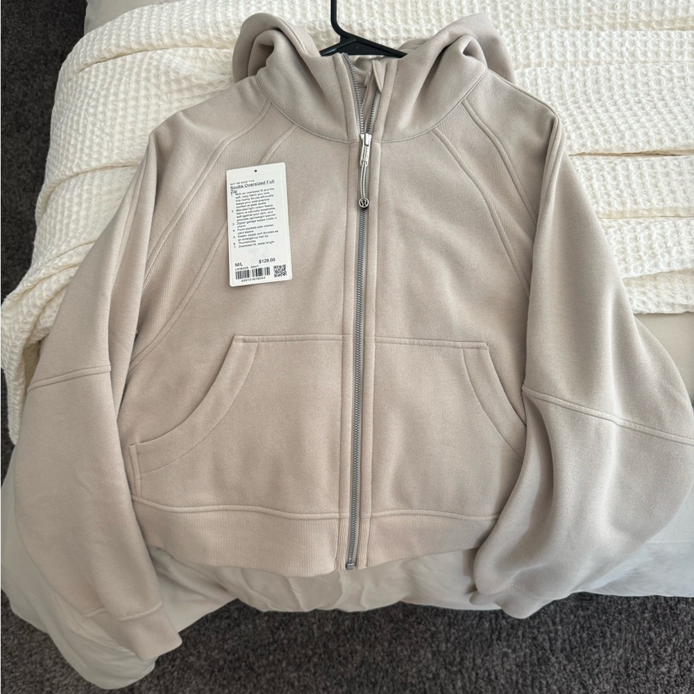 Lululemon Scuba Oversized Full Zip Hoodie size M/L